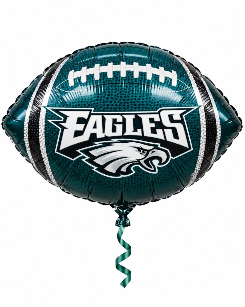 Philadelphia Eagles football balloon for game day parties in South Jersey